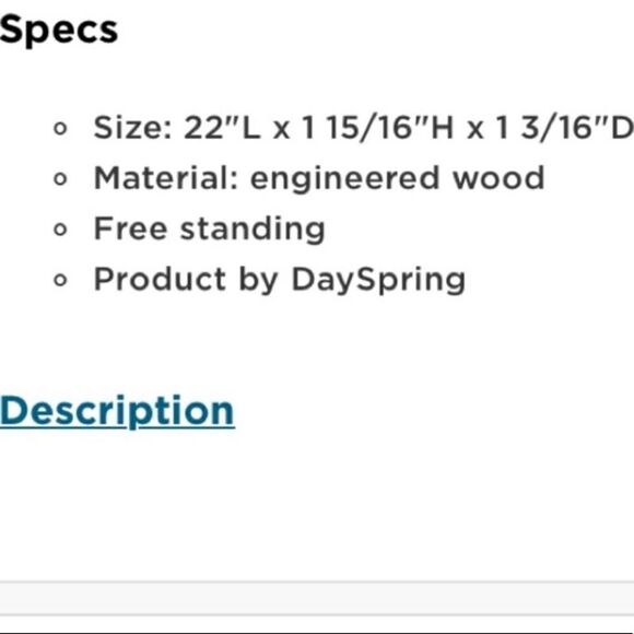 Dayspring Blocked Inspirational Decor - Picture 2 of 2